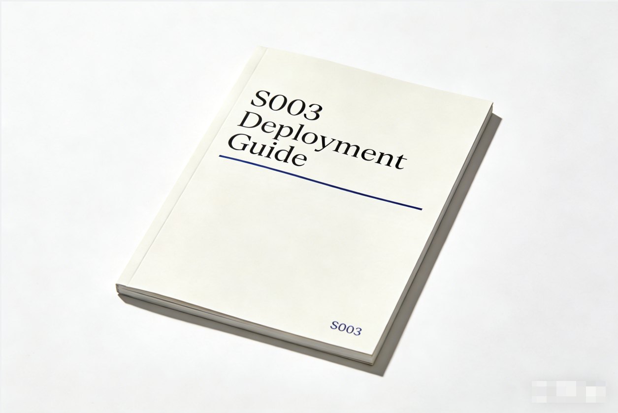 S003 Deployment Guide